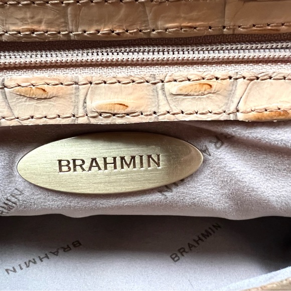 Brahmin Satchel Designer Handbag with Shoulder Strap EUC - Picture 9 of 13